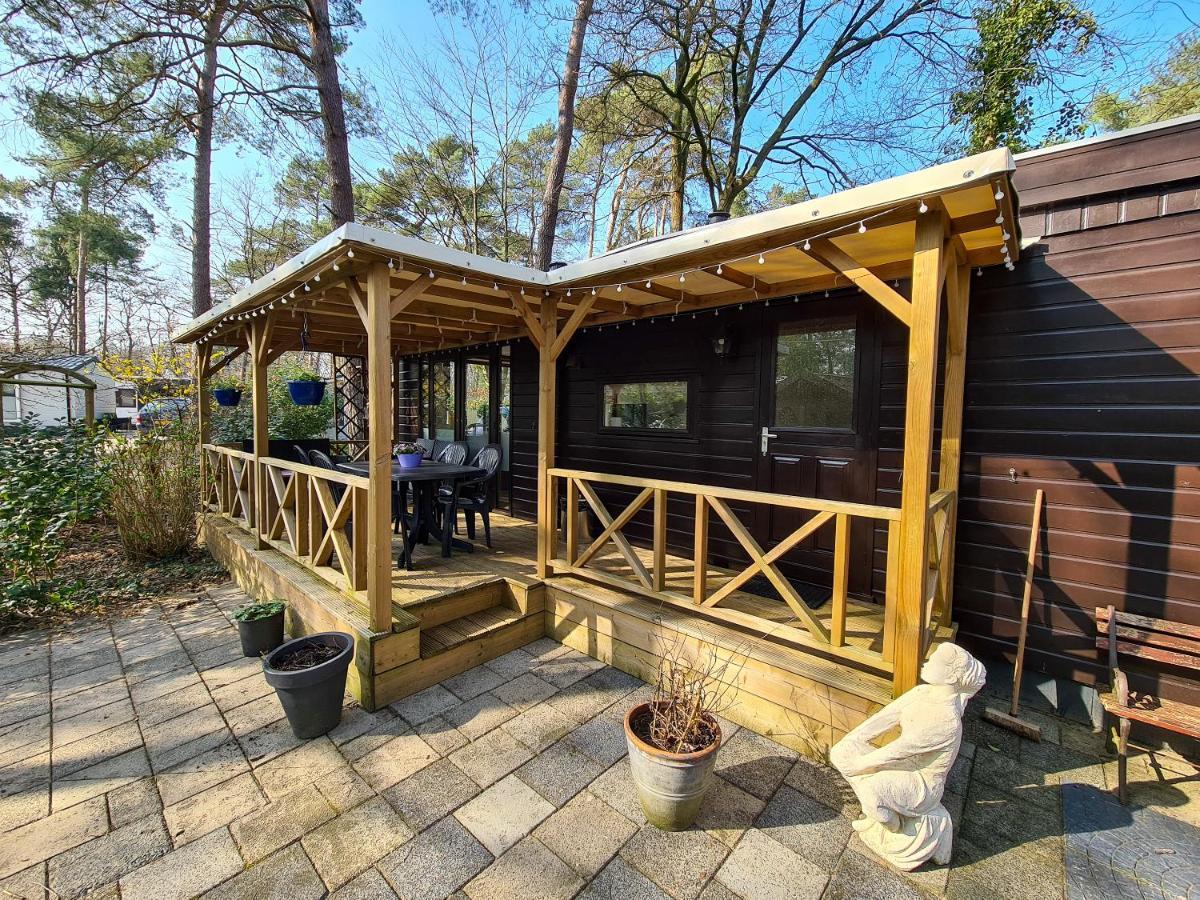 Villa Chalet Boslust IJhorst Exterior foto